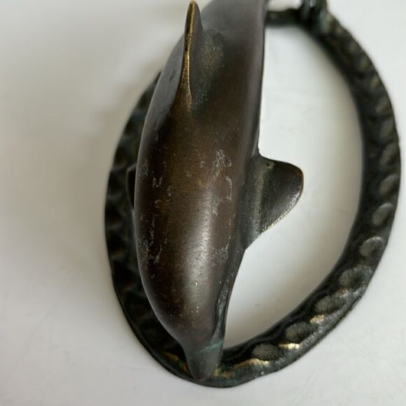 Vintage Metal Dolphin Door Knocker - Picture 9 of 9